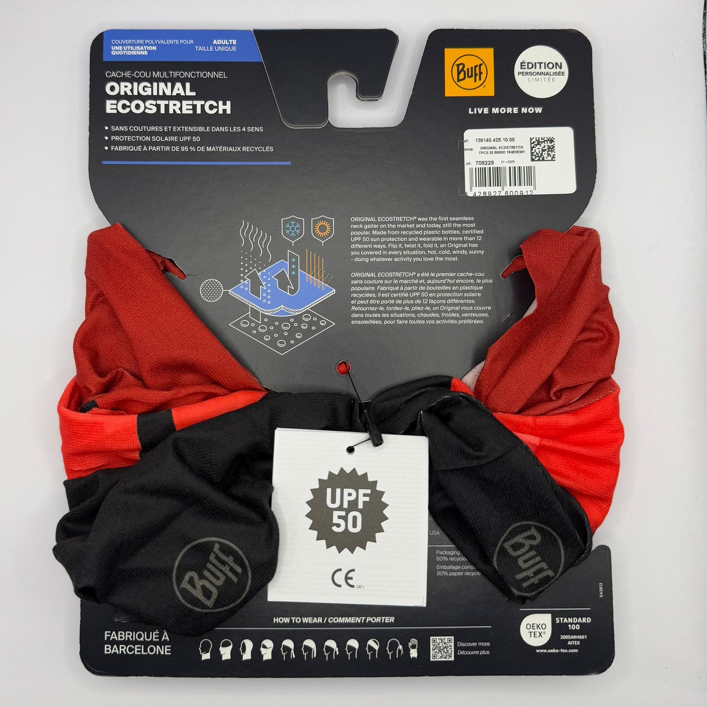 'The Pain Cave' Rhino Buff Original EcoStretch Multifunctional Snood