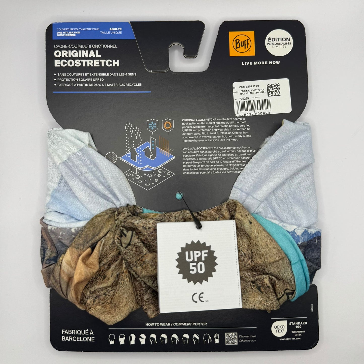 'The Pain Cave' Mountain Buff Original EcoStretch Multifunctional Snood