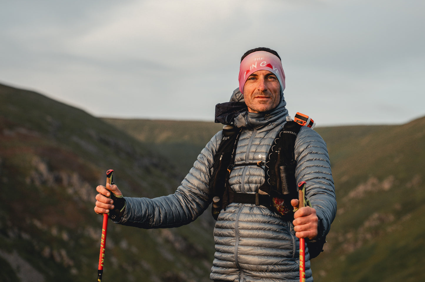 'The Pain Cave' Coolnet UV Wide Headband (Multicoloured)
