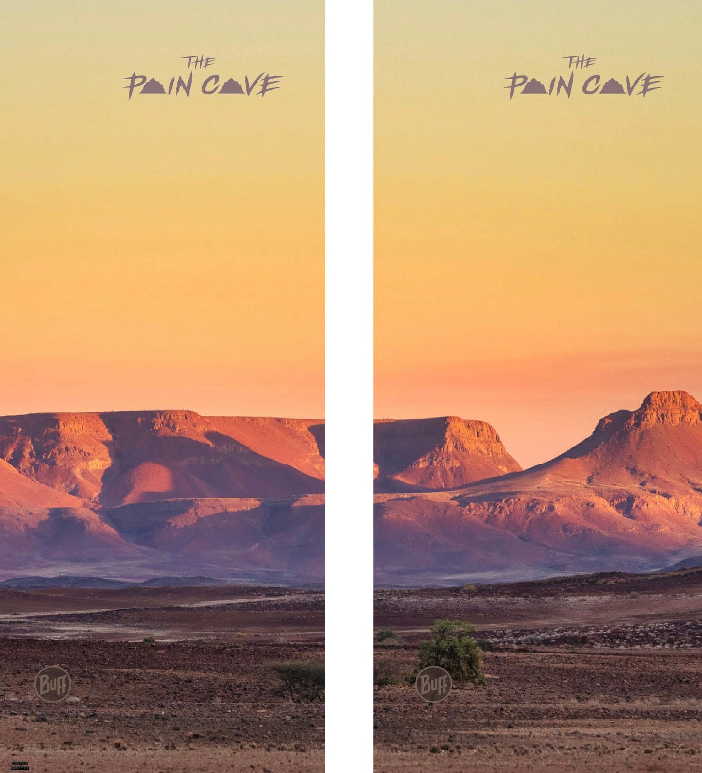 'The Pain Cave' Desert Buff Original EcoStretch Multifunctional Snood