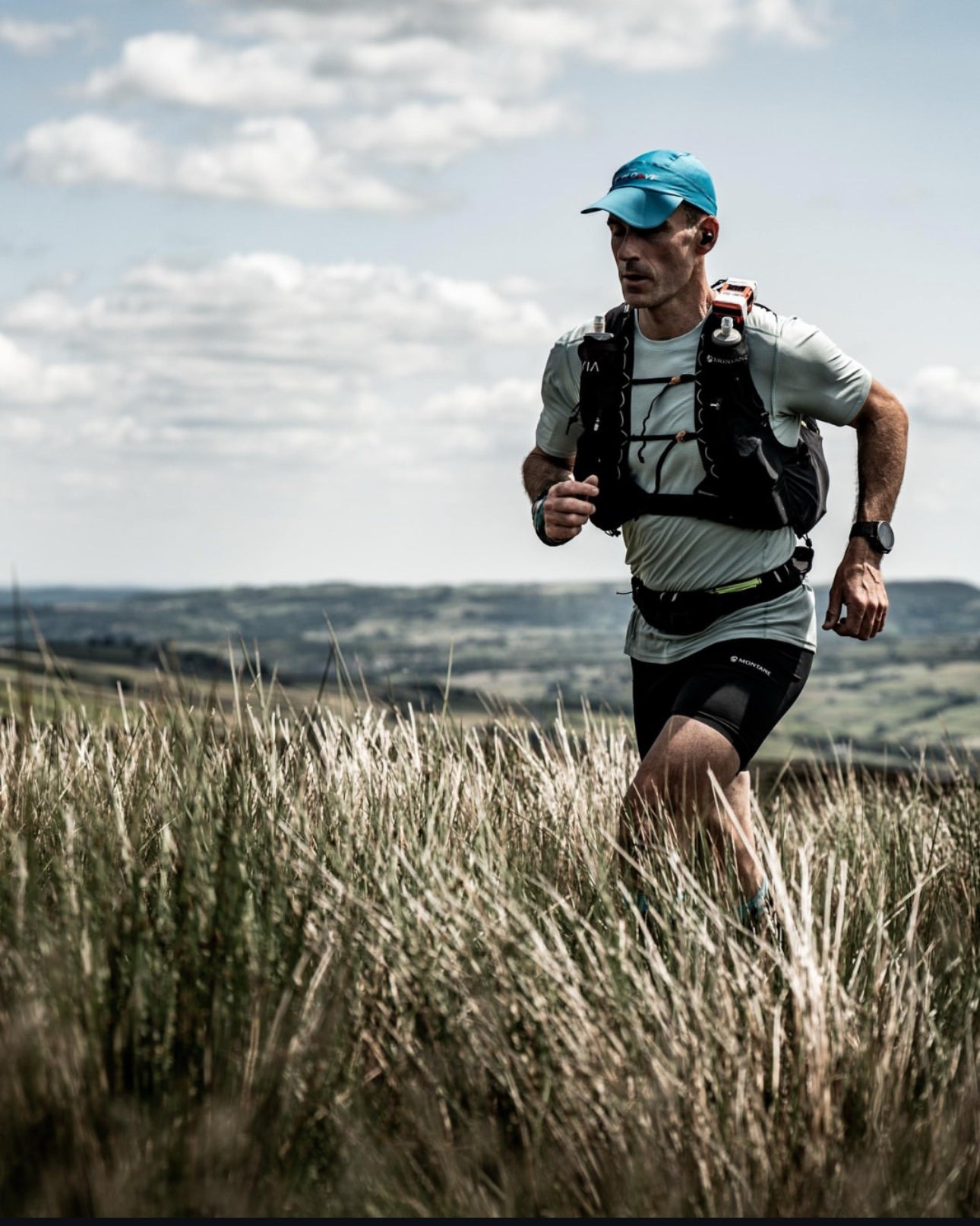 'The Pain Cave' Pack Speed Cap (Aqua)